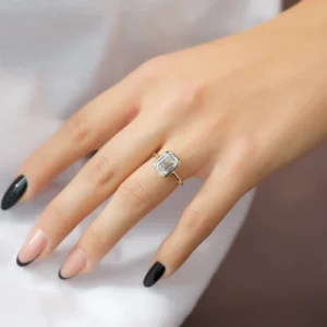 emerald cut emerald engagement rings