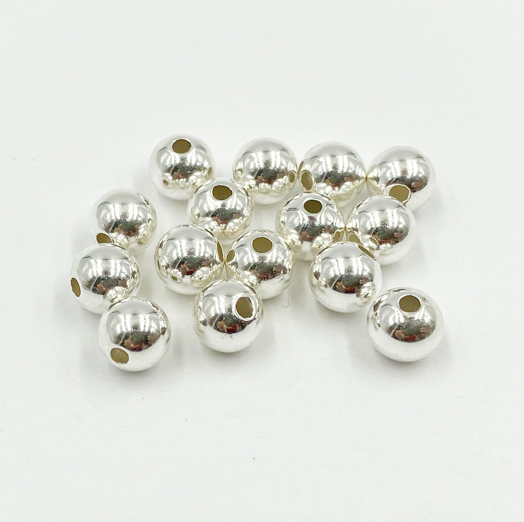 silver beads