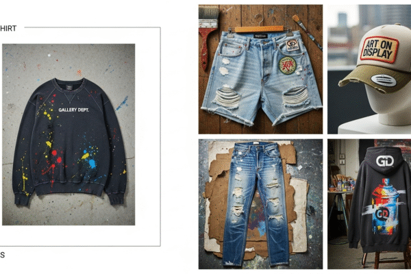 Gallery Dept Collection Sweatshirt Shorts Hat Jeans & Hoodie