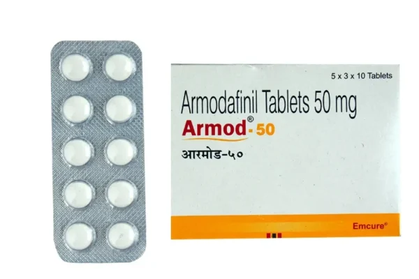 Armodafinil 50 mg used to treat narcolepsy