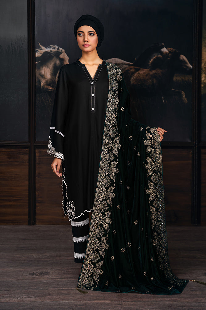 pakistani velvet shawl