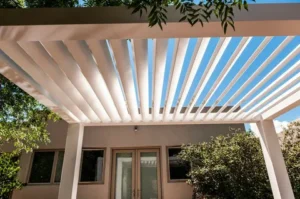 louvered pergolas
