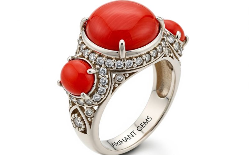 coral ring