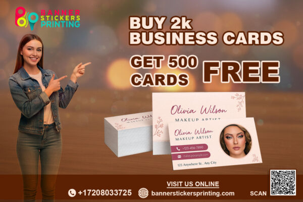 Modern Minimalist Business Card | Banner Stickers Printing Modern Minimalist Business Card | Banner Stickers Printing