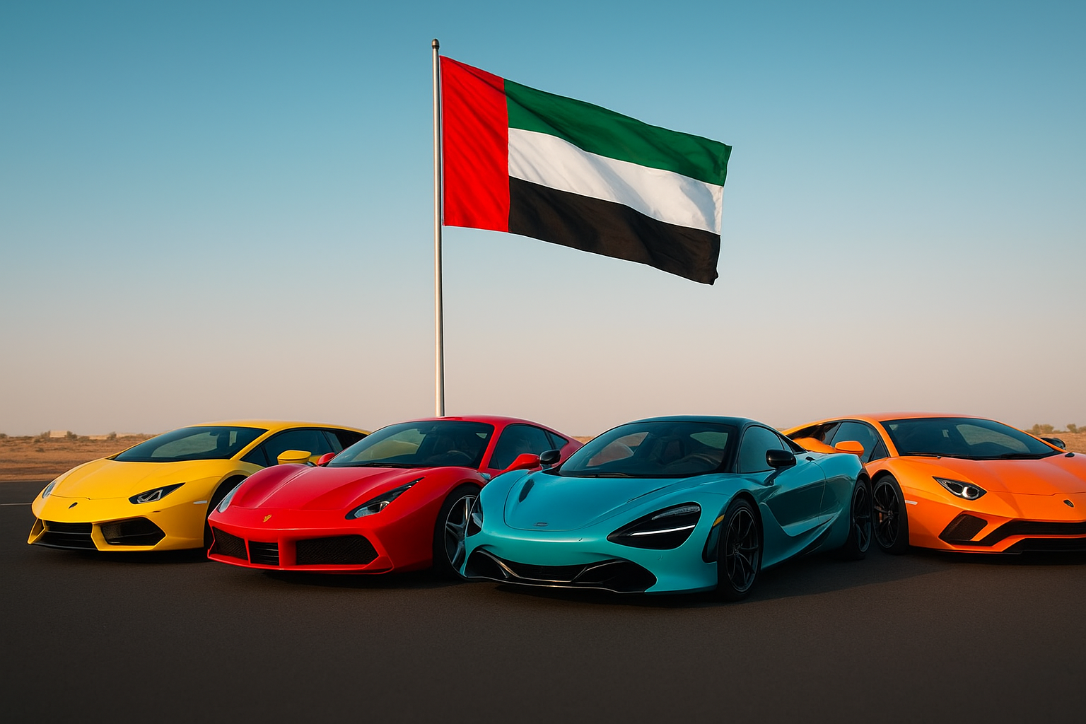 exotic car fleet UAE