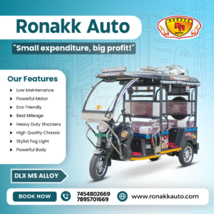lithium battery operated auto rickshaw